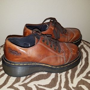 Dr. Martens tan shoes